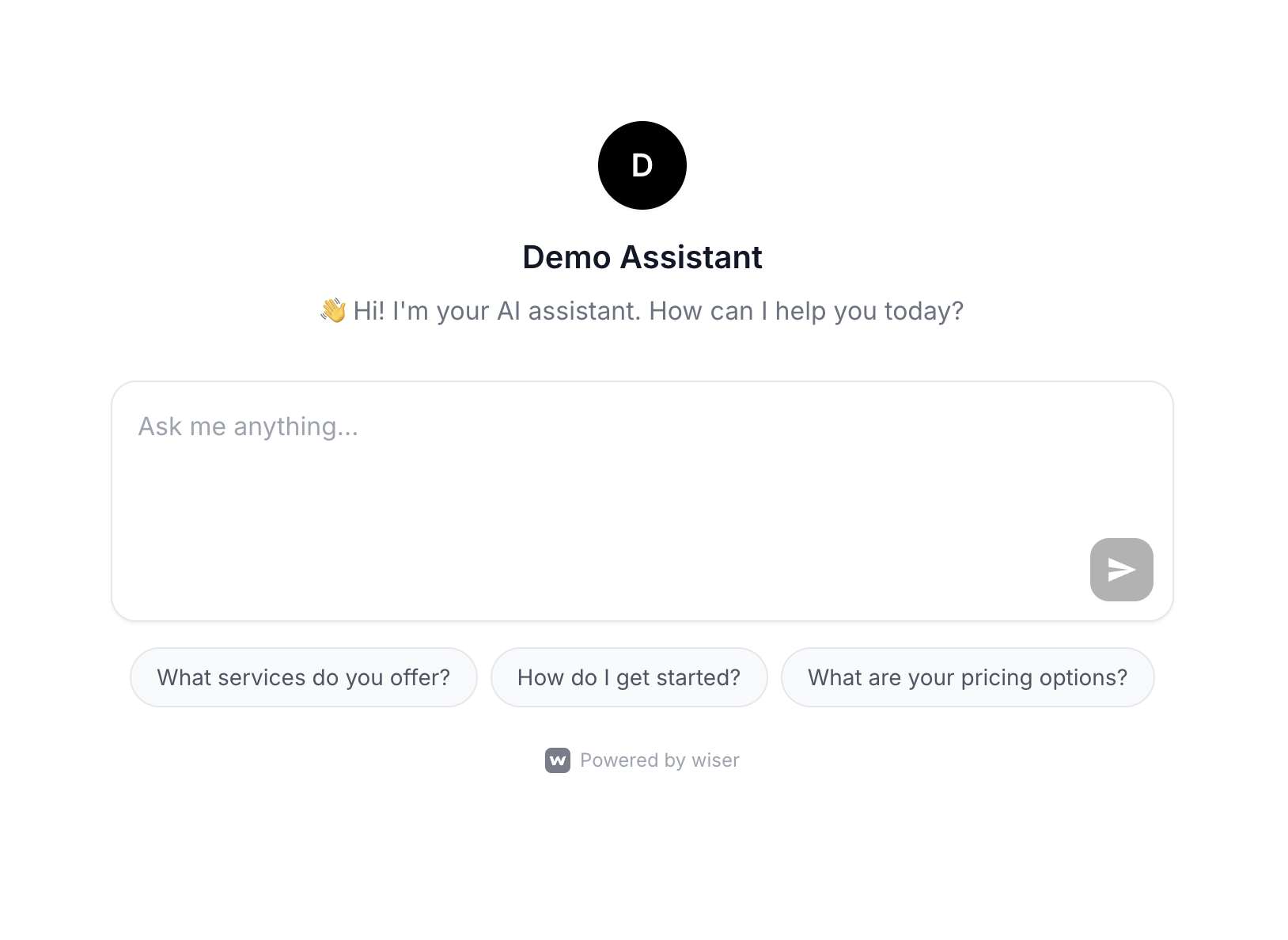 Chat window